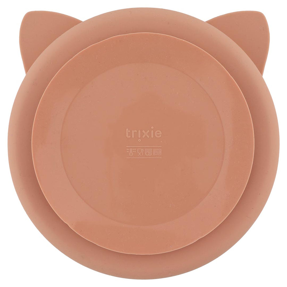 Assiette compartimentée en silicone - Mrs. Cat