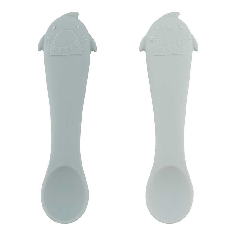 Première cuillère pour bébé pack de 2 - Monsieur Requin