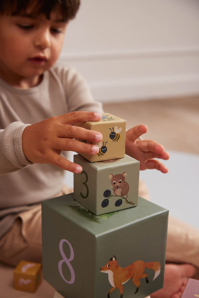 Cubes à empiler – Animaux nordiques