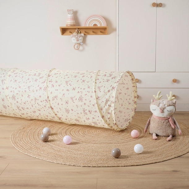 Tunnel de jeu pop-up Fleurs vintage