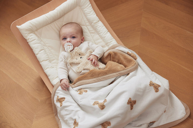 Attache sucette teddy bear - naturel
