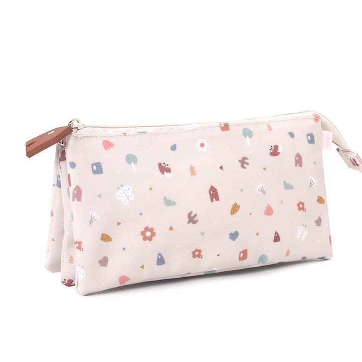 Trousse 3 compartiments - Nature