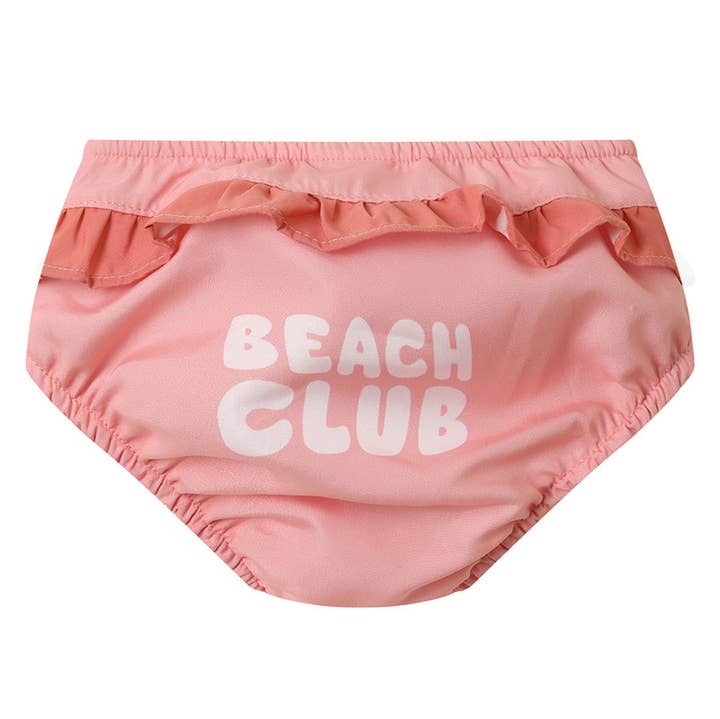 Maillot-couche Volants Rayures Bloom & Blush
