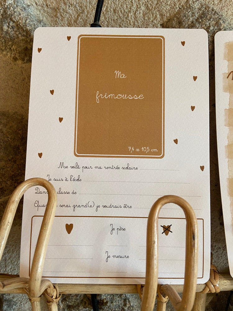 Carte duo rentrée en CP