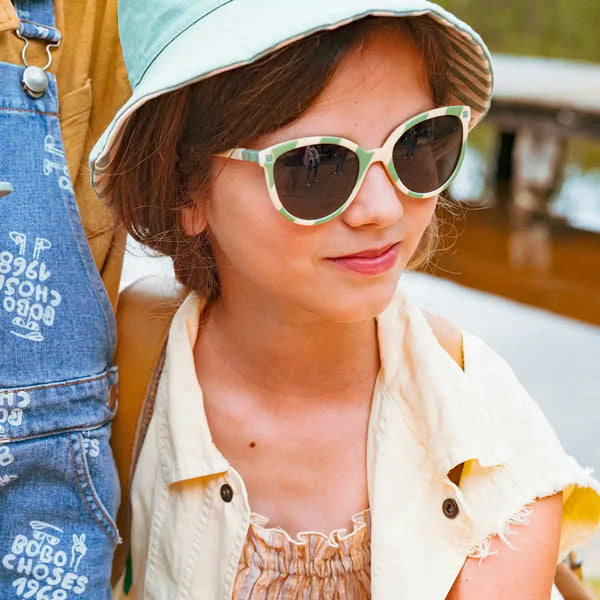Lunette de soleil - Buzz Rayure Sauge 4-6 ans