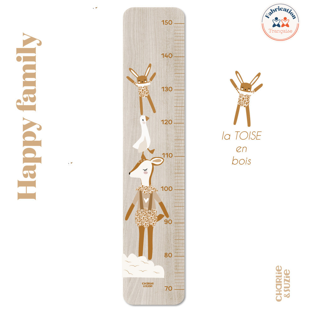 Toise en Bois Graou la biche