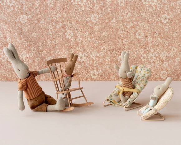 Lapin, My - Rose/Bleu à carreaux