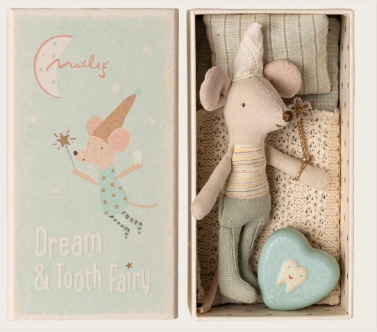 Souris Fée des dents, Petit frère, dans sa boîte assortie