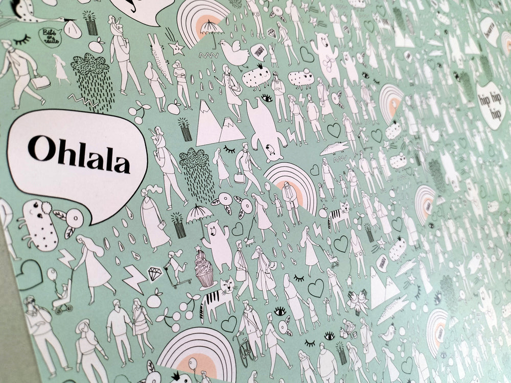 « Bébé en route » Annonce grossesse - jeu cherche trouve