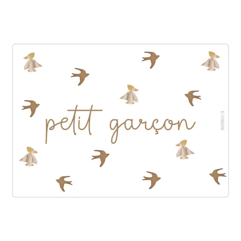 Carte "petit garçon"