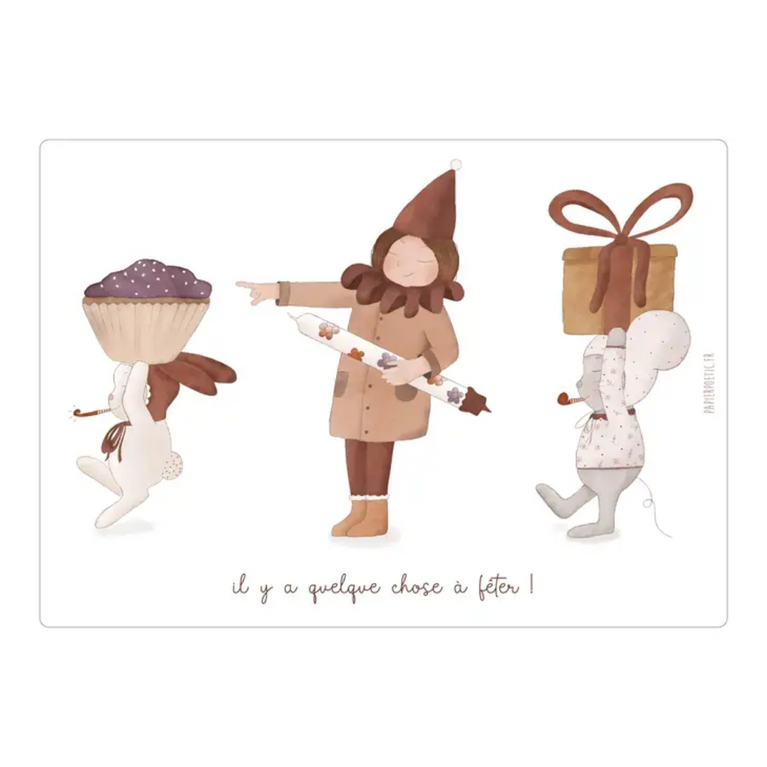 Carte anniversaire 'bougie"