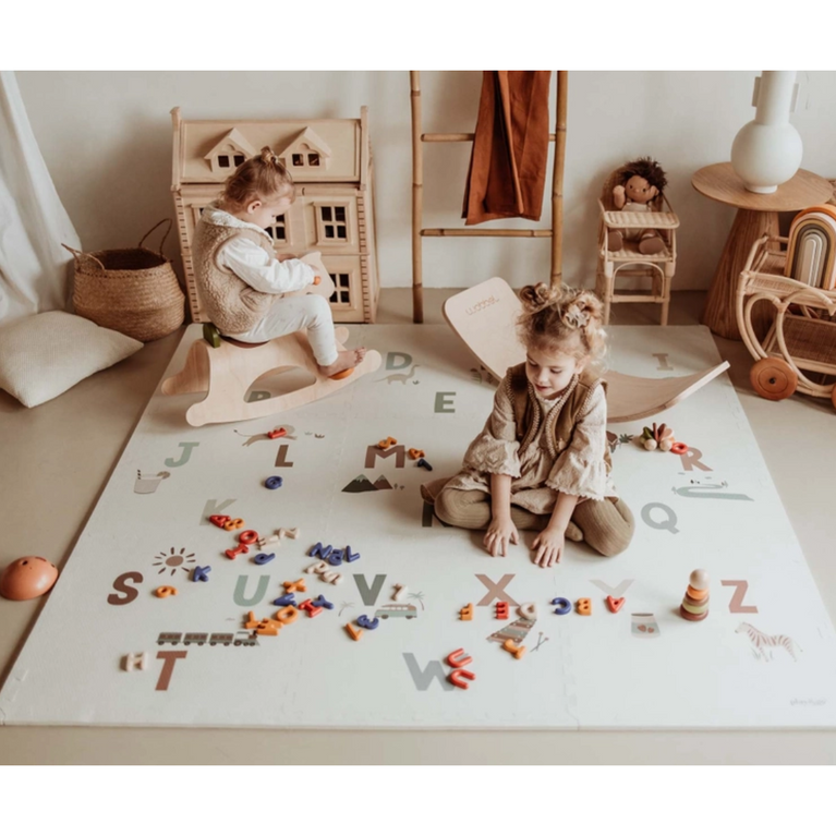 Tapis de jeux alphabet / terrazzo