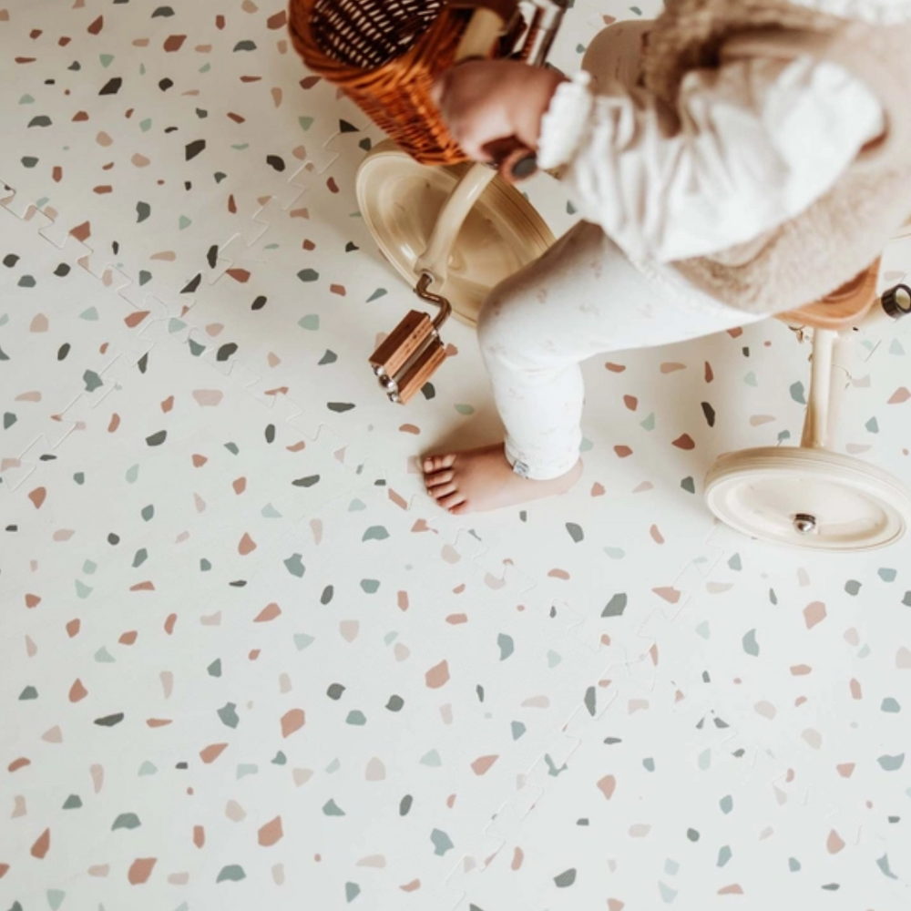 Tapis de jeux alphabet / terrazzo