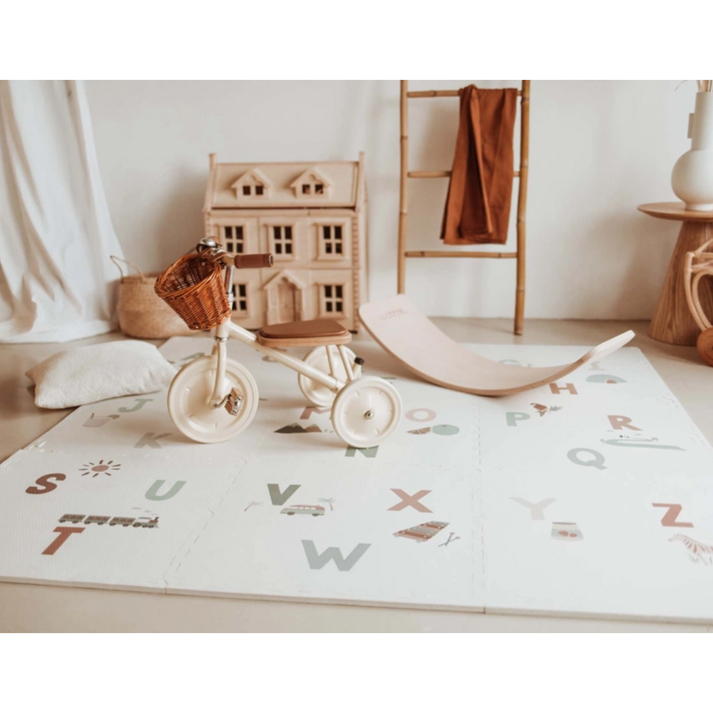 Tapis de jeux alphabet / terrazzo