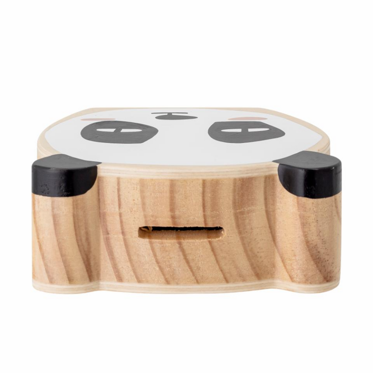 Tirelire en bois - panda