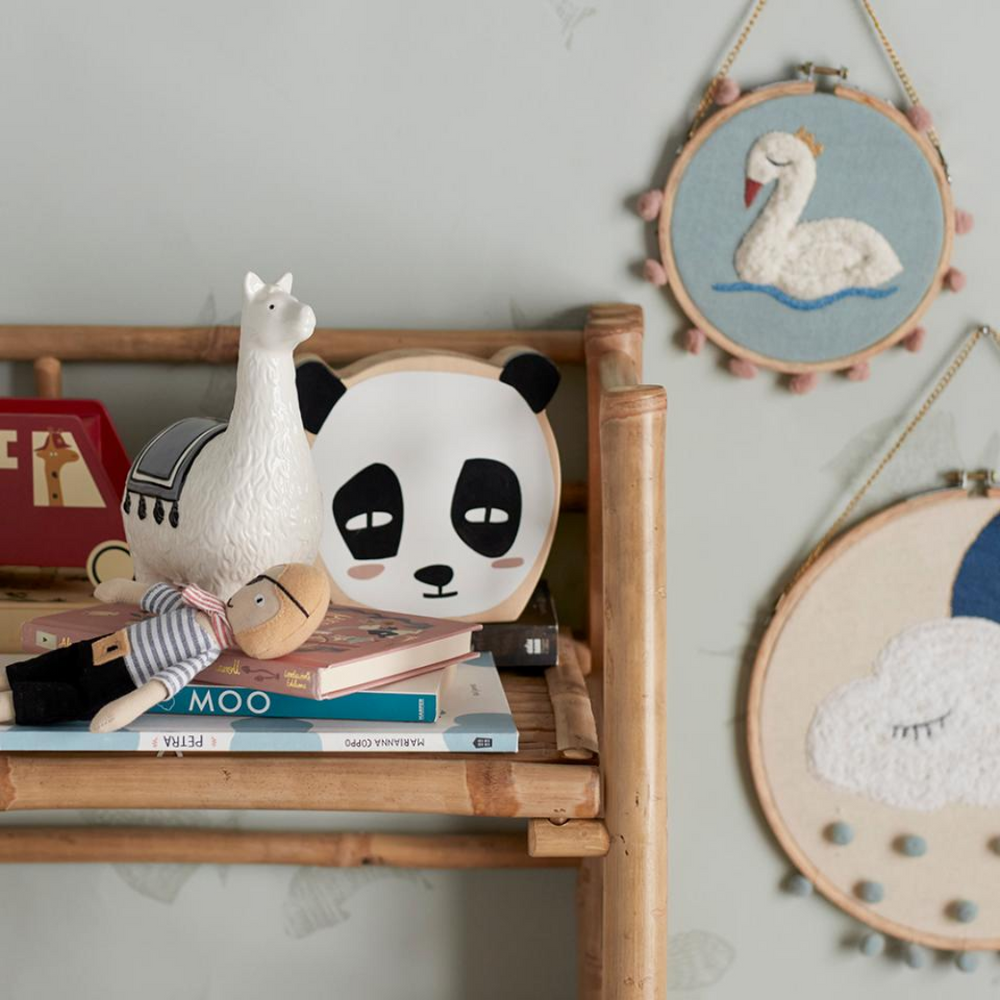 Tirelire en bois - panda