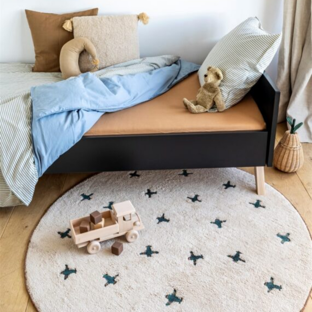 Tapis rond - aviateur