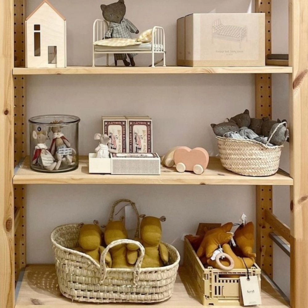 Couffin osier poupon / poupée