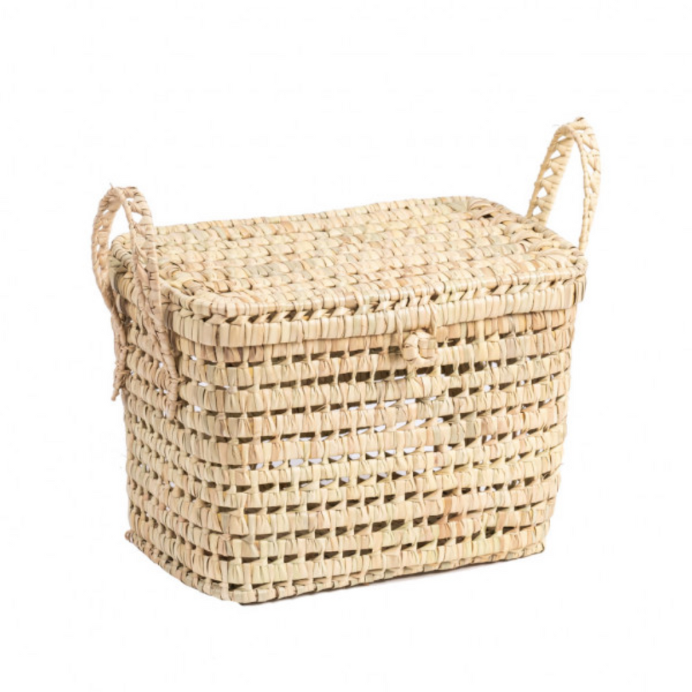 Malle en feuille de palmier