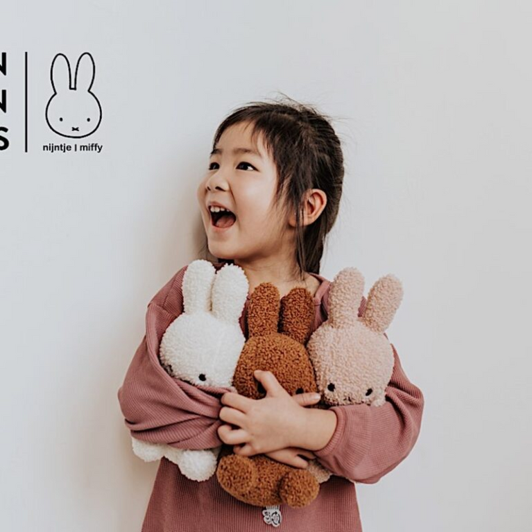 Peluche miffy - bouclette cannelle