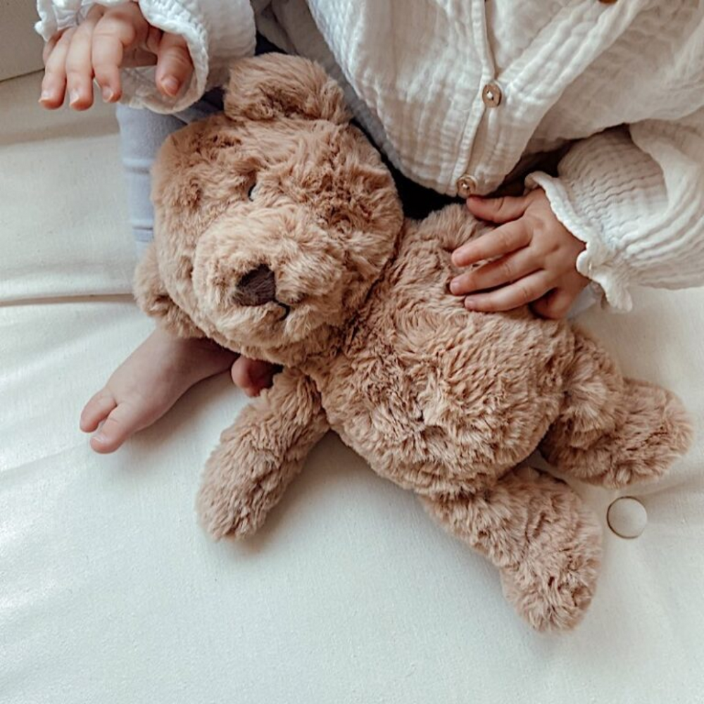 Peluche bruit blanc - Lou l'ours brun