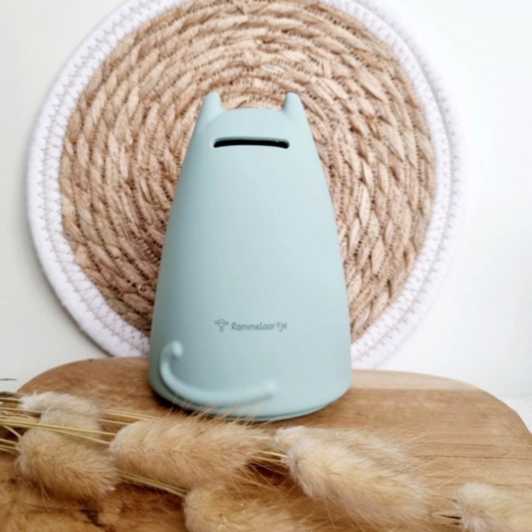 Tirelire souple en silicone - Chat