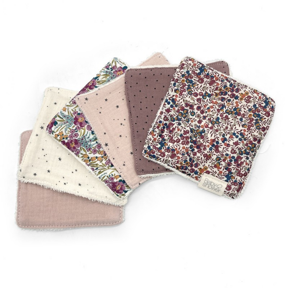 Lot de 6 cotons lavables - Liberty