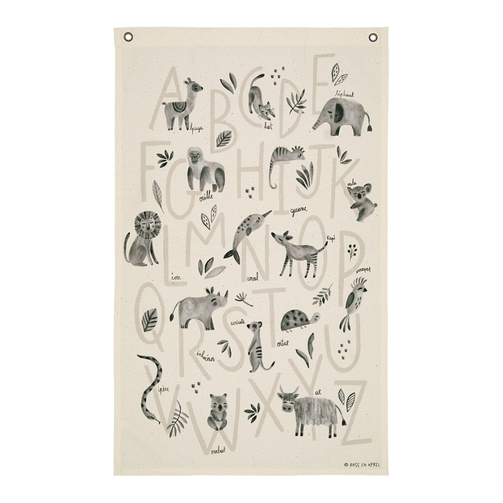 Abécédaire sur toile