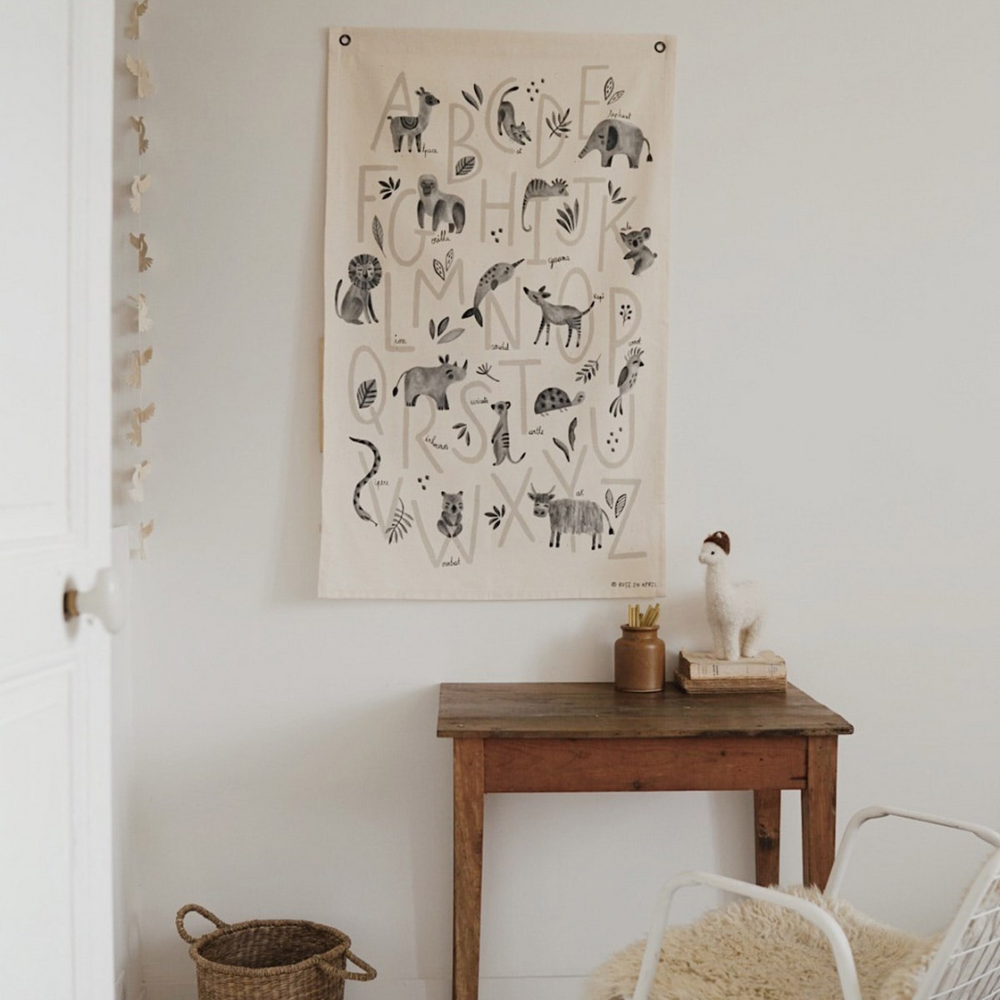 Abécédaire sur toile