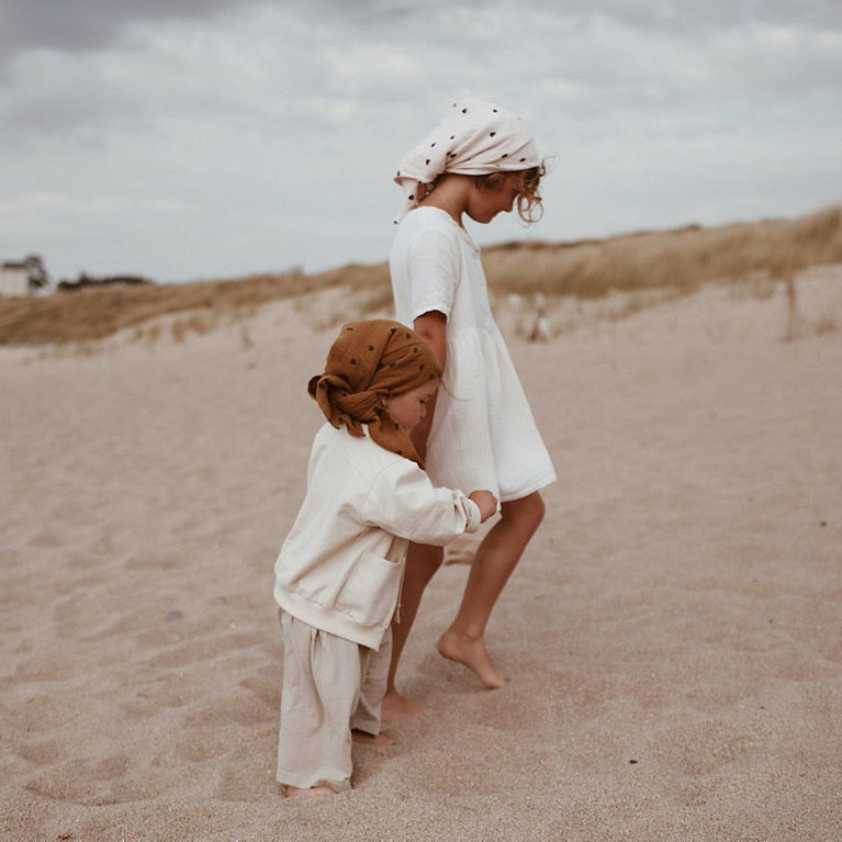 Lange bianca coeur - cumin