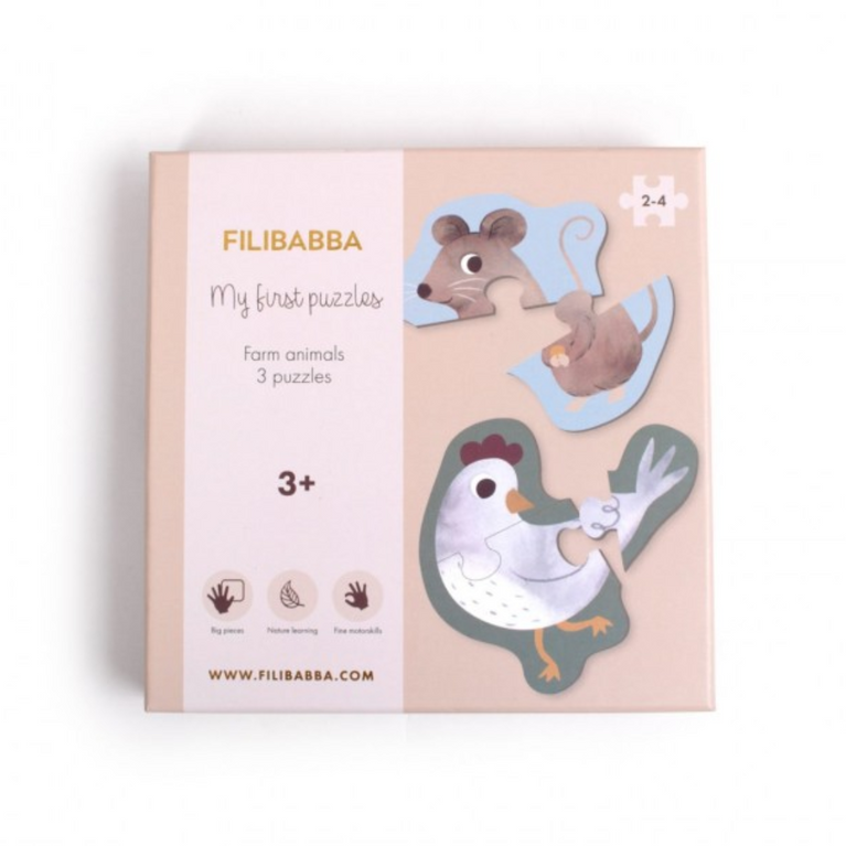 Mes premiers puzzles - Set x3 - Animaux de la ferme