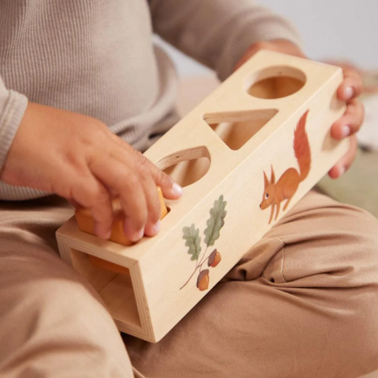 Jouet trieur de formes en bois