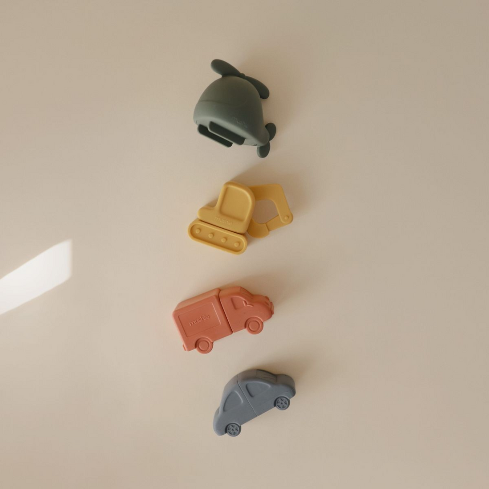 4 jeux pour le bain - vehicules