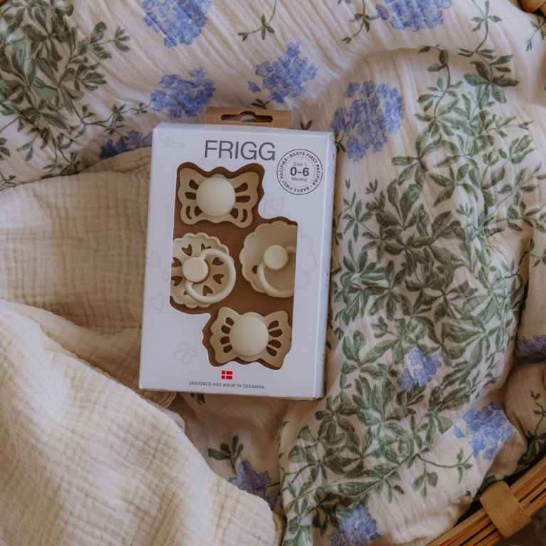 Coffret 4 tetines frigg - crème