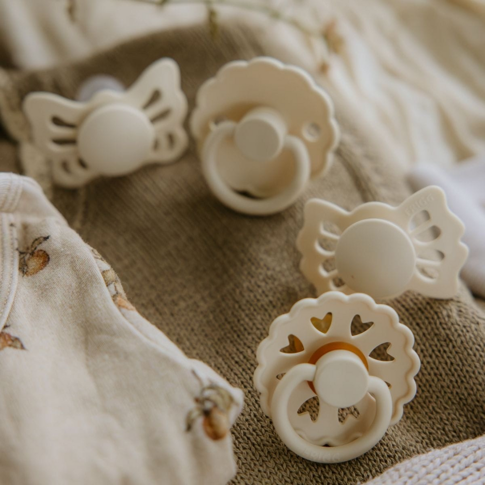 Coffret 4 tetines frigg - crème