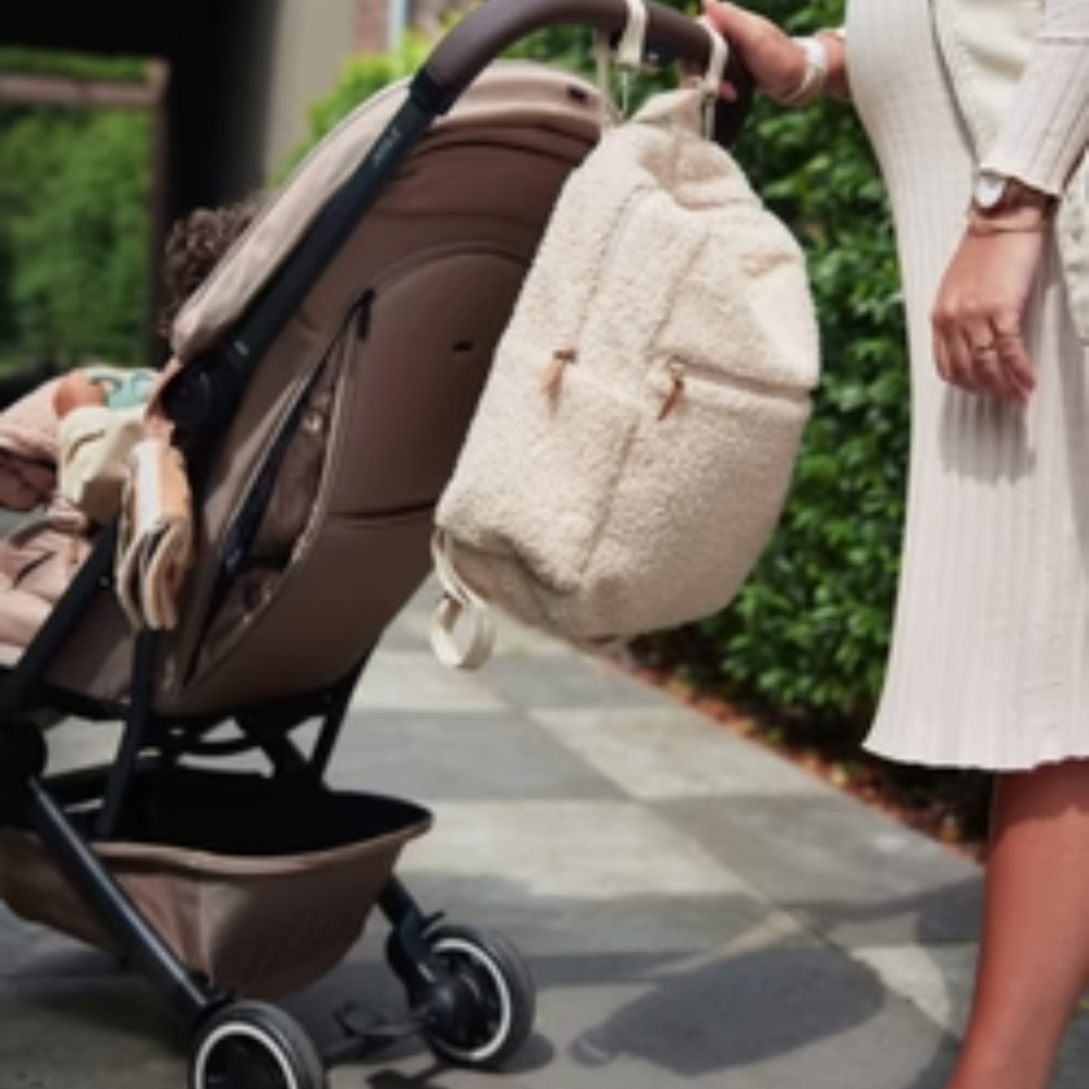 Sac à langer/Sac à dos Bouclette - Naturel