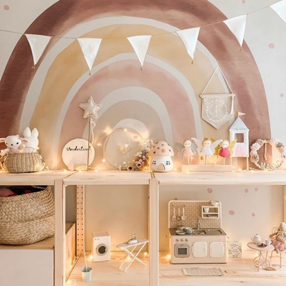 Sticker mural arc en ciel