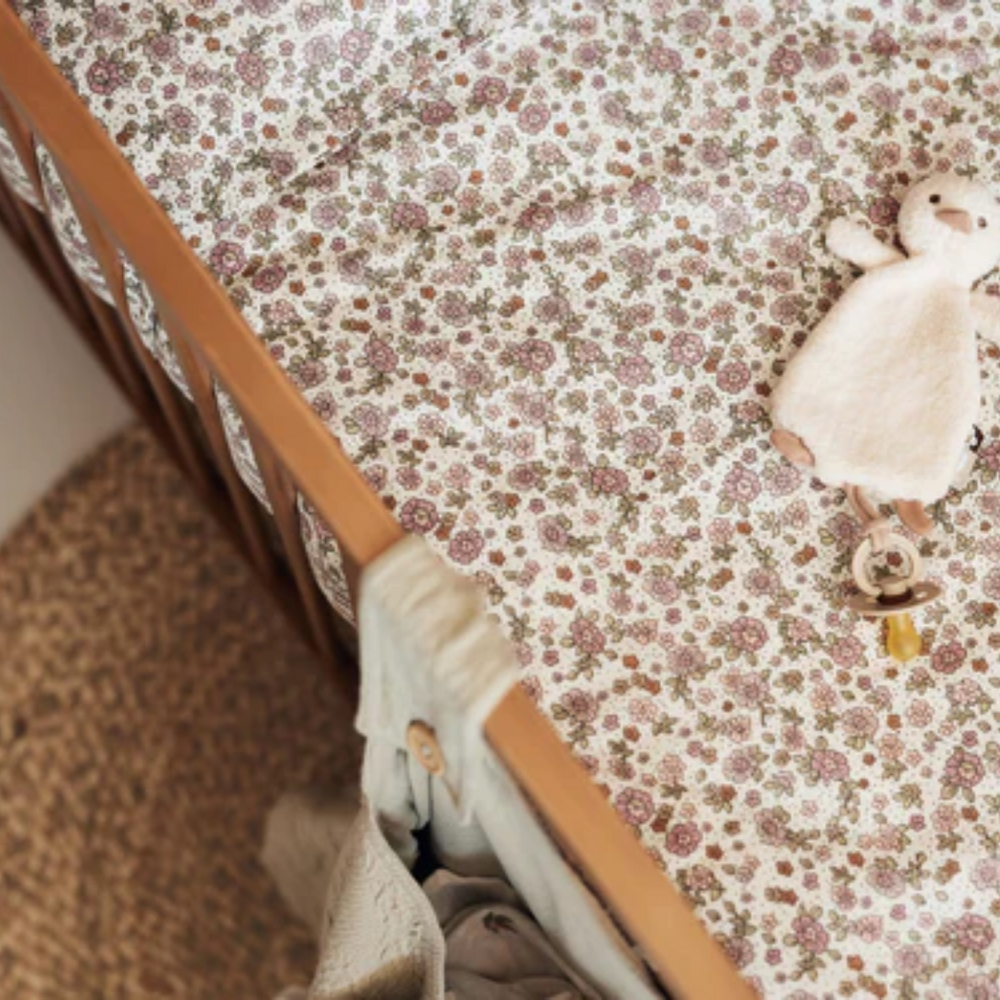 Housse de Couette et taie 100x140cm Retro Flowers