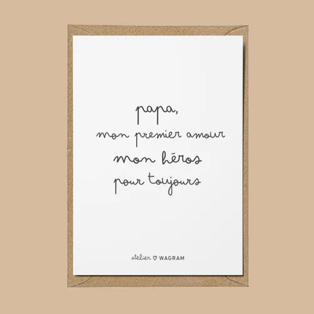 Carte A6 - Papa