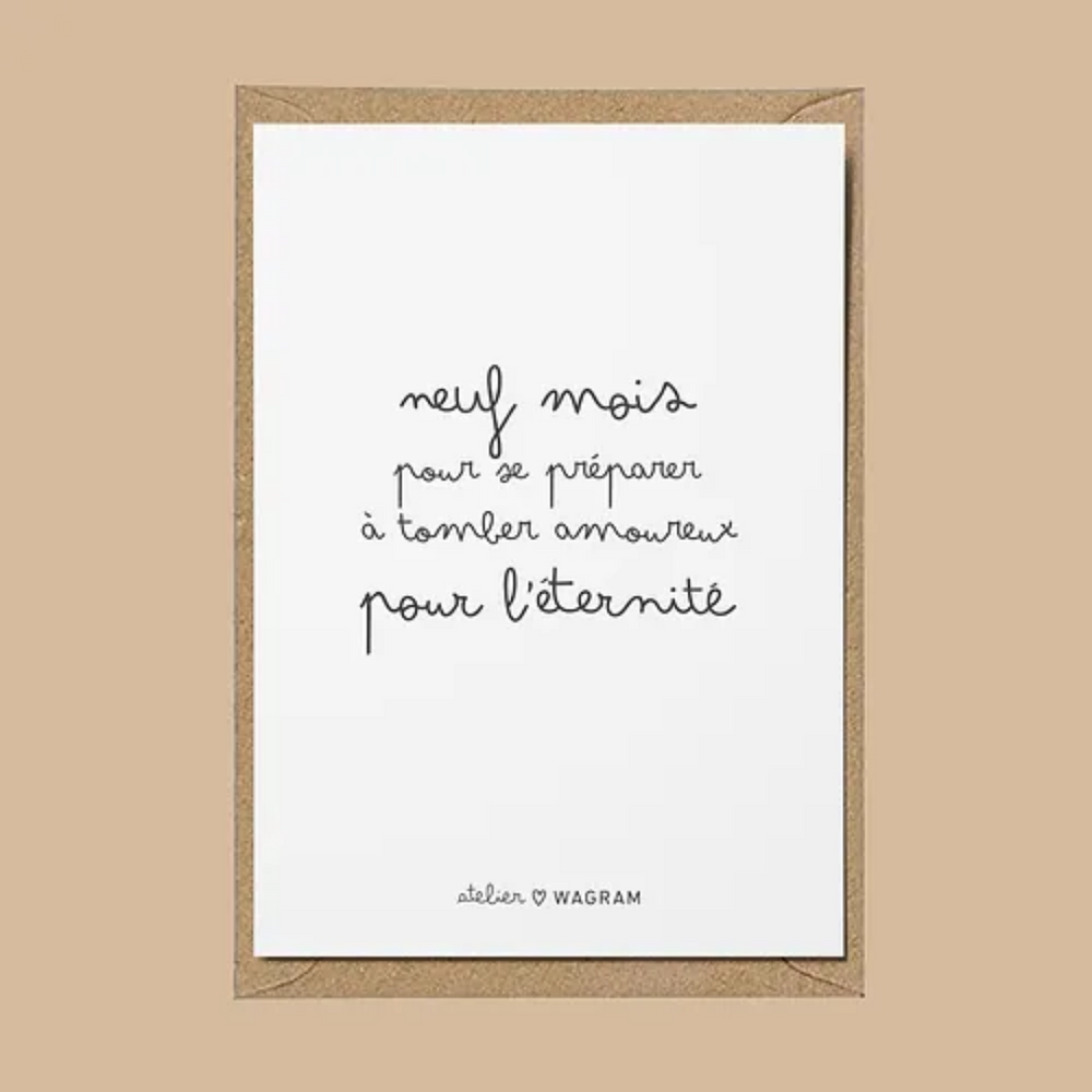 Carte A6 - Un enfant