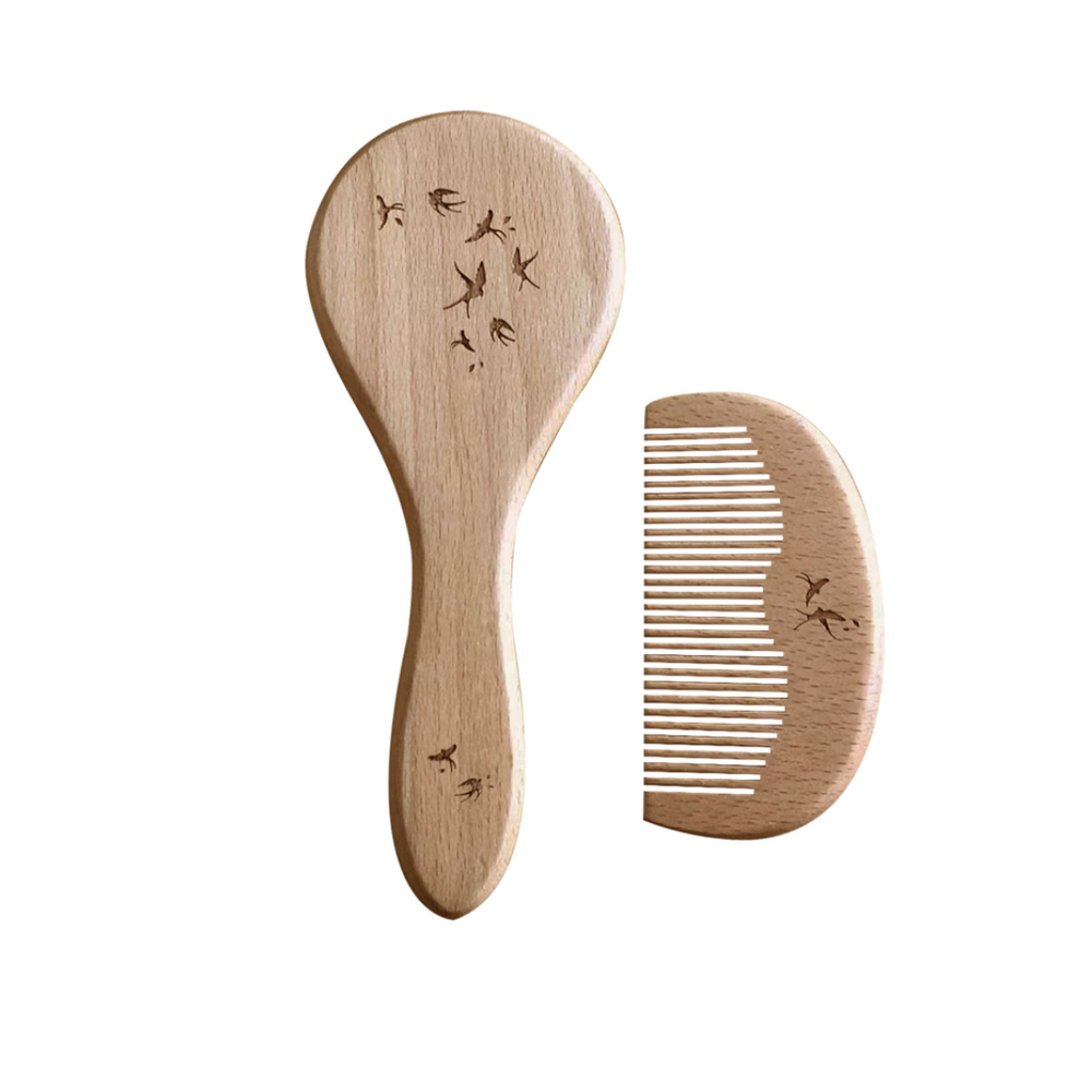 Set de brosse & peigne - Hirondelles