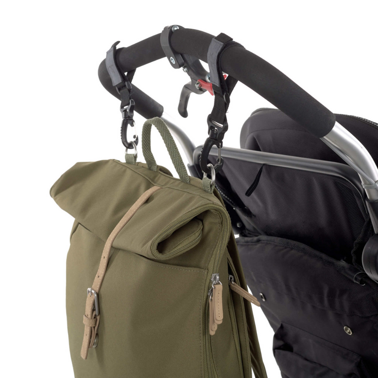 Sac à dos à langer Rolltop, Olive