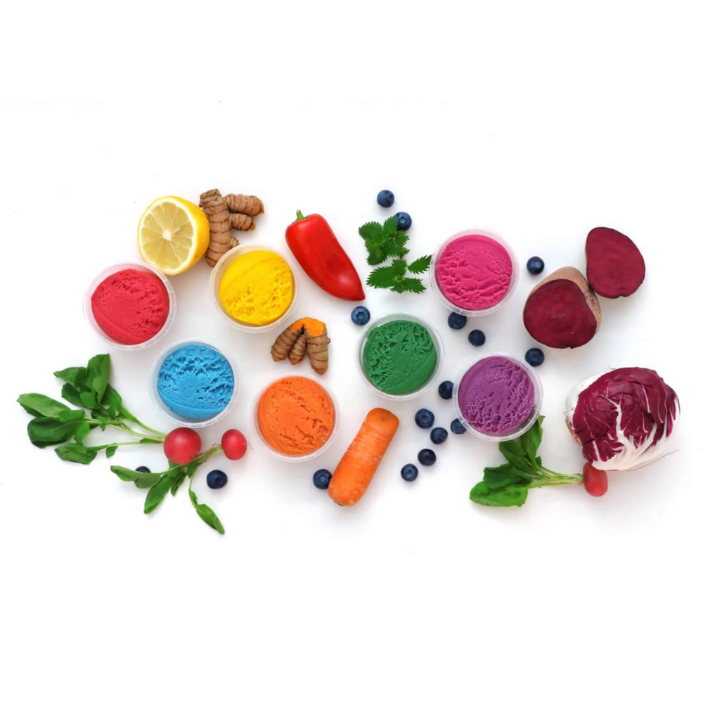 Coffret 4 pots pâte à modeler naturelle & vegan “Yuki”