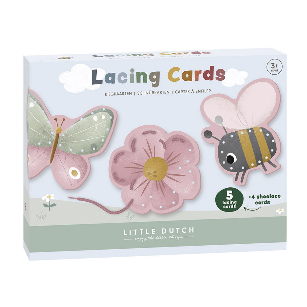 Cartes à lacer - Flowers & Butterflies