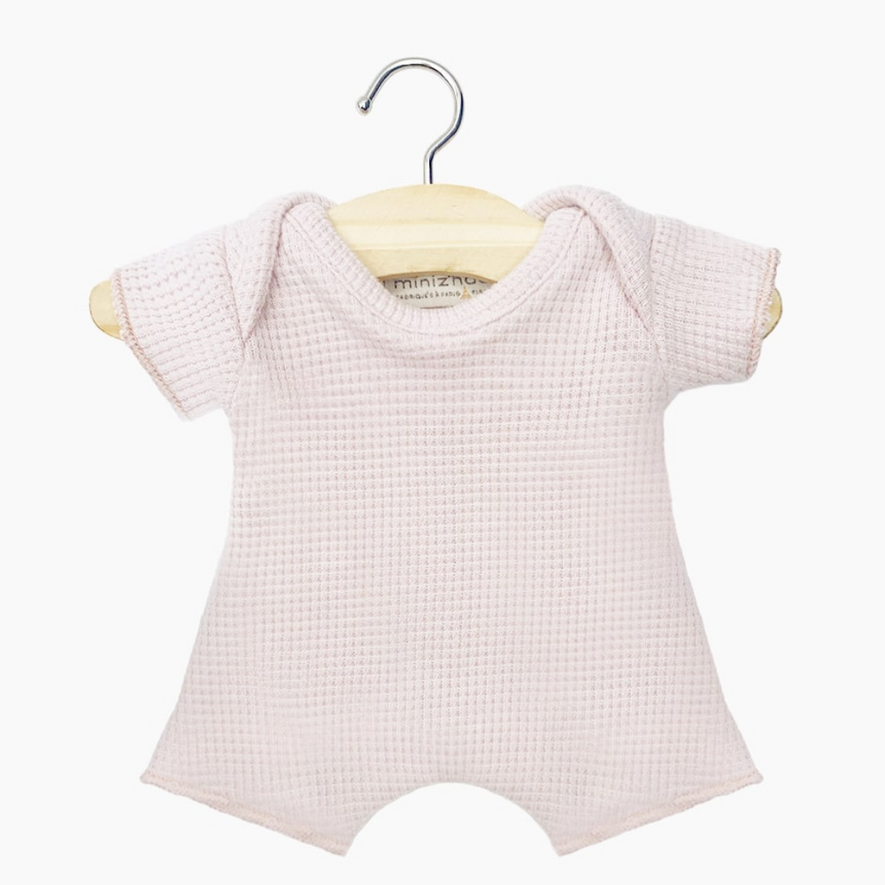 Babies – Body shorty en maille nid d’abeille pétale