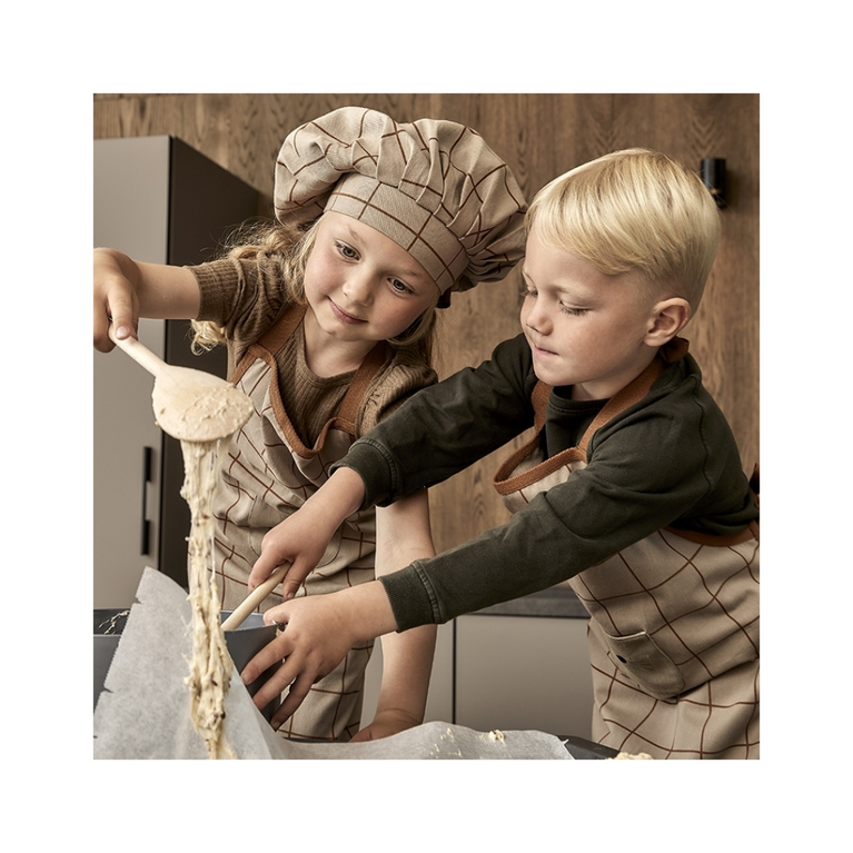 Ensemble tablier/toque pour enfants
