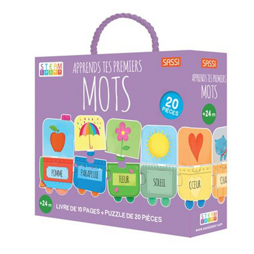 Puzzle & Livre, Apprends tes premiers mots