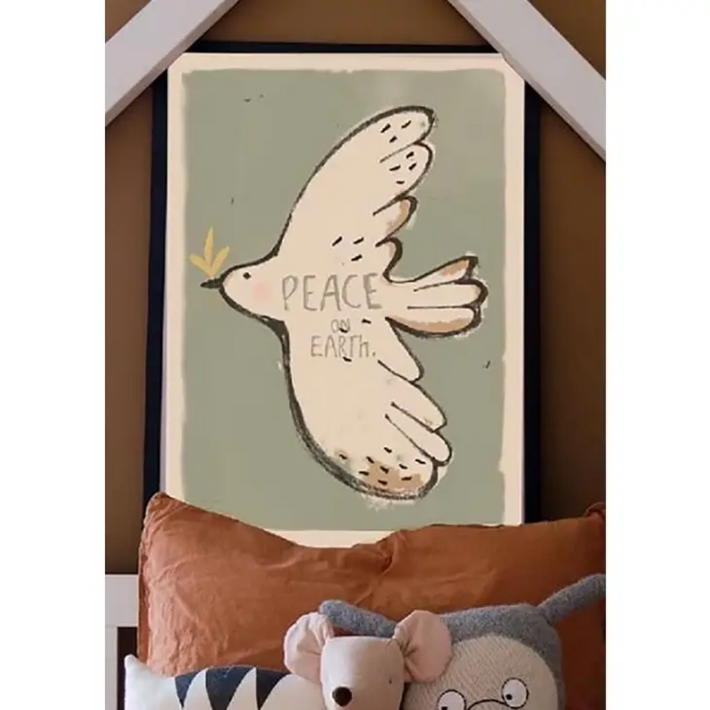 Affiche "peace on earth"
