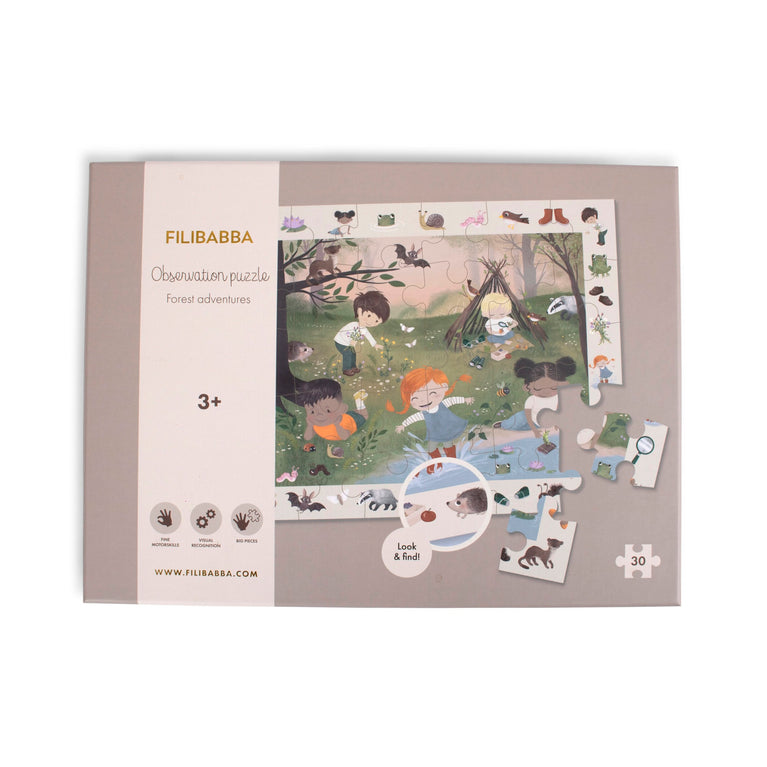 Puzzle d’observation Aventures en forêt