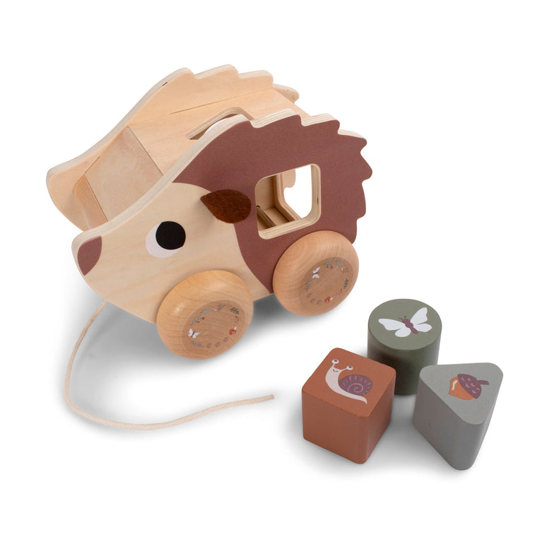 Hérisson à tirer avec trieur de formes